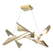 Hubbardton Forge - LED Pendant - Plume - Modern Brass- Union Lighting Luminaires Decor