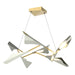 Hubbardton Forge - LED Pendant - Plume - Modern Brass- Union Lighting Luminaires Decor