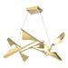 Hubbardton Forge - LED Pendant - Plume - Modern Brass- Union Lighting Luminaires Decor