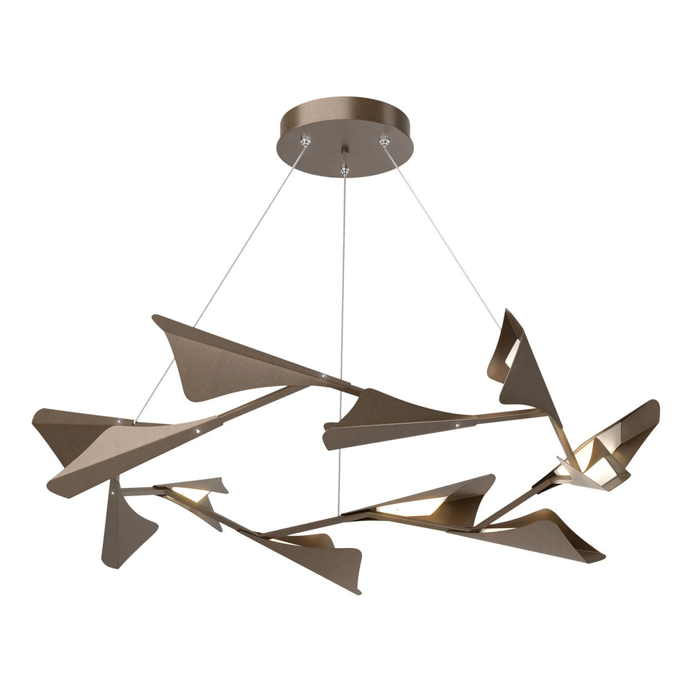 Hubbardton Forge - LED Pendant - Plume - Bronze- Union Lighting Luminaires Decor