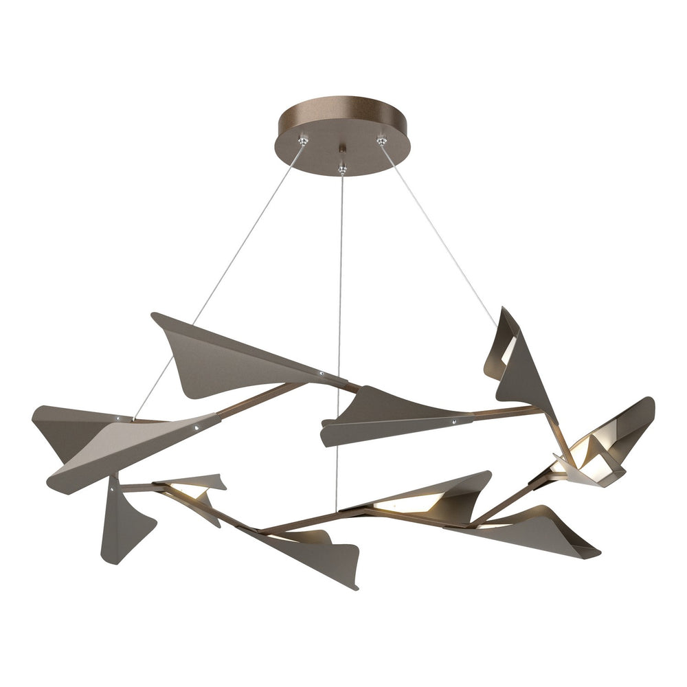 Hubbardton Forge - LED Pendant - Plume - Bronze- Union Lighting Luminaires Decor