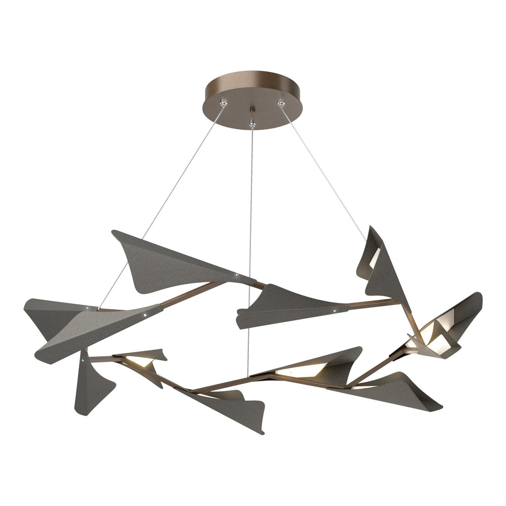 Hubbardton Forge - LED Pendant - Plume - Bronze- Union Lighting Luminaires Decor