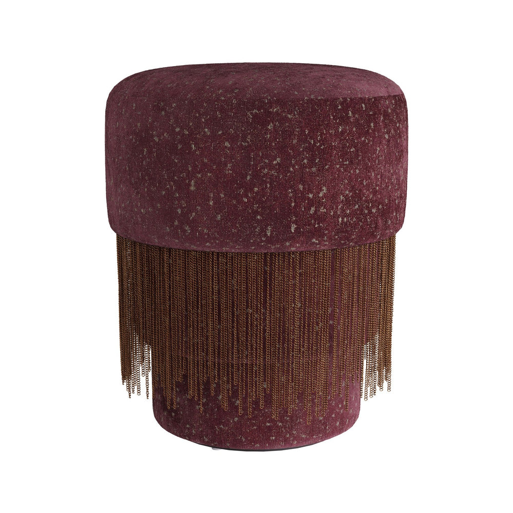 Arteriors - Ottoman - Twyla - Bordeaux- Union Lighting Luminaires Decor