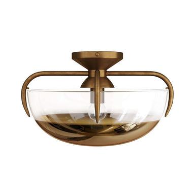 Arteriors - One Light Flush Mount - Corona - Gold Ombre- Union Lighting Luminaires Decor