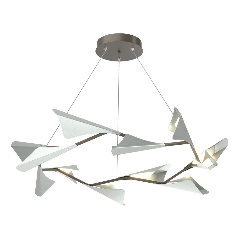 Hubbardton Forge - LED Pendant - Plume - Dark Smoke- Union Lighting Luminaires Decor
