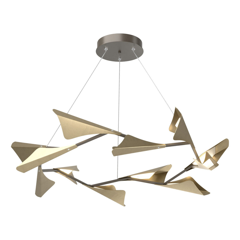 Hubbardton Forge - LED Pendant - Plume - Dark Smoke- Union Lighting Luminaires Decor