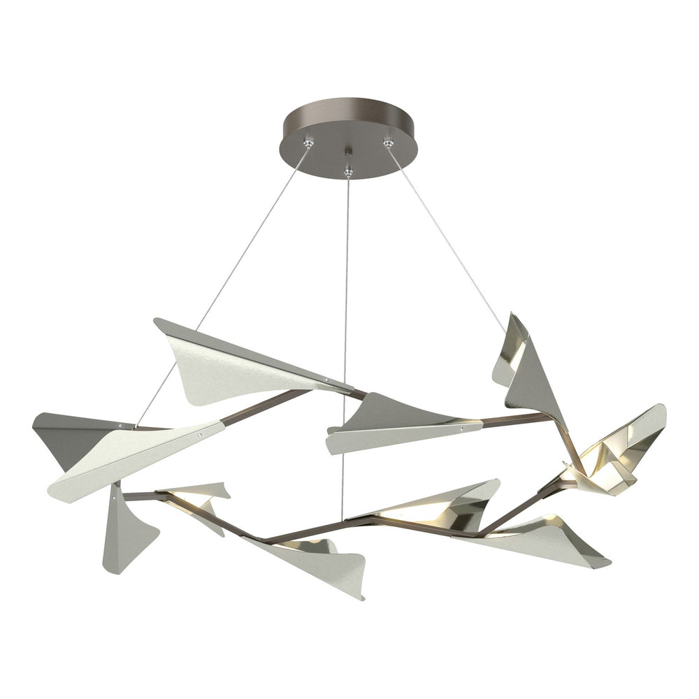 Hubbardton Forge - LED Pendant - Plume - Dark Smoke- Union Lighting Luminaires Decor