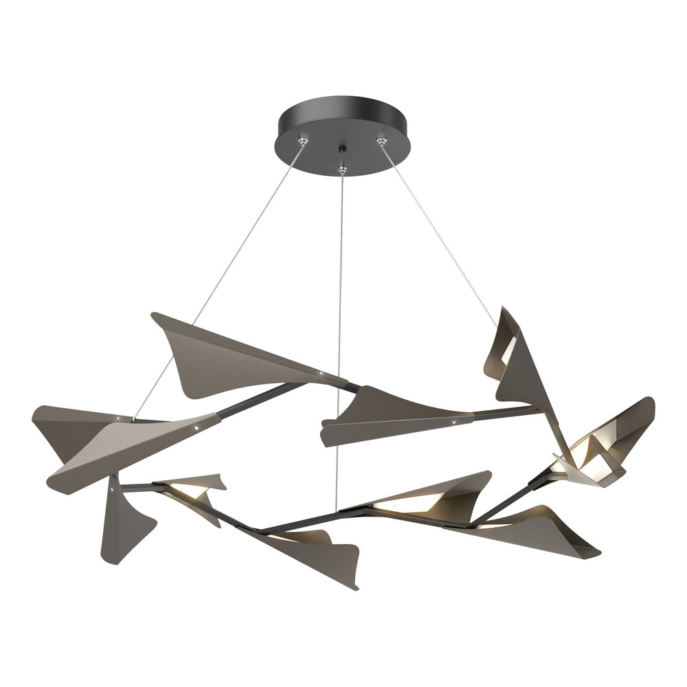 Hubbardton Forge - LED Pendant - Plume - Black- Union Lighting Luminaires Decor