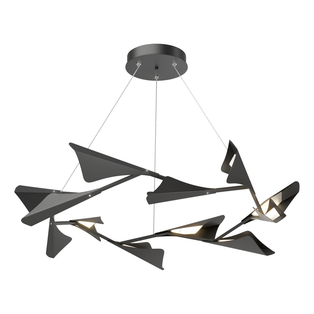 Hubbardton Forge - LED Pendant - Plume - Black- Union Lighting Luminaires Decor