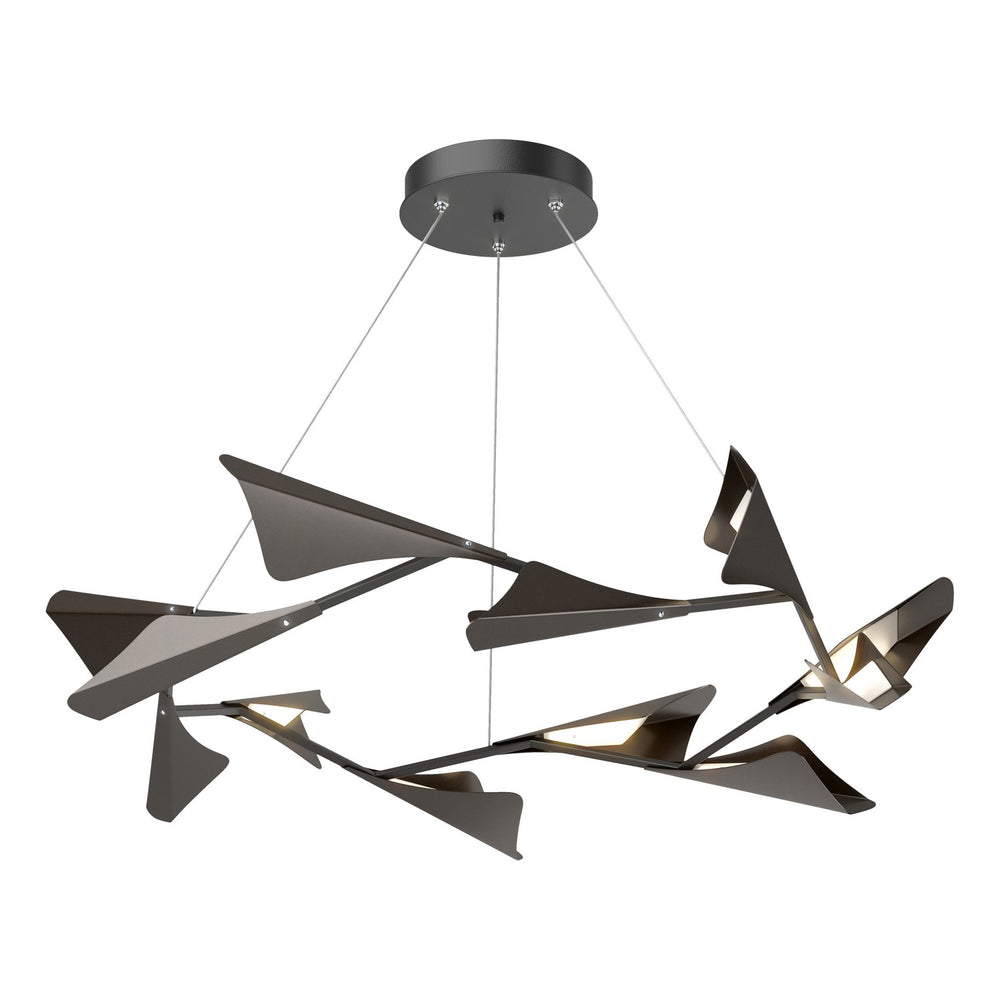 Hubbardton Forge - LED Pendant - Plume - Black- Union Lighting Luminaires Decor