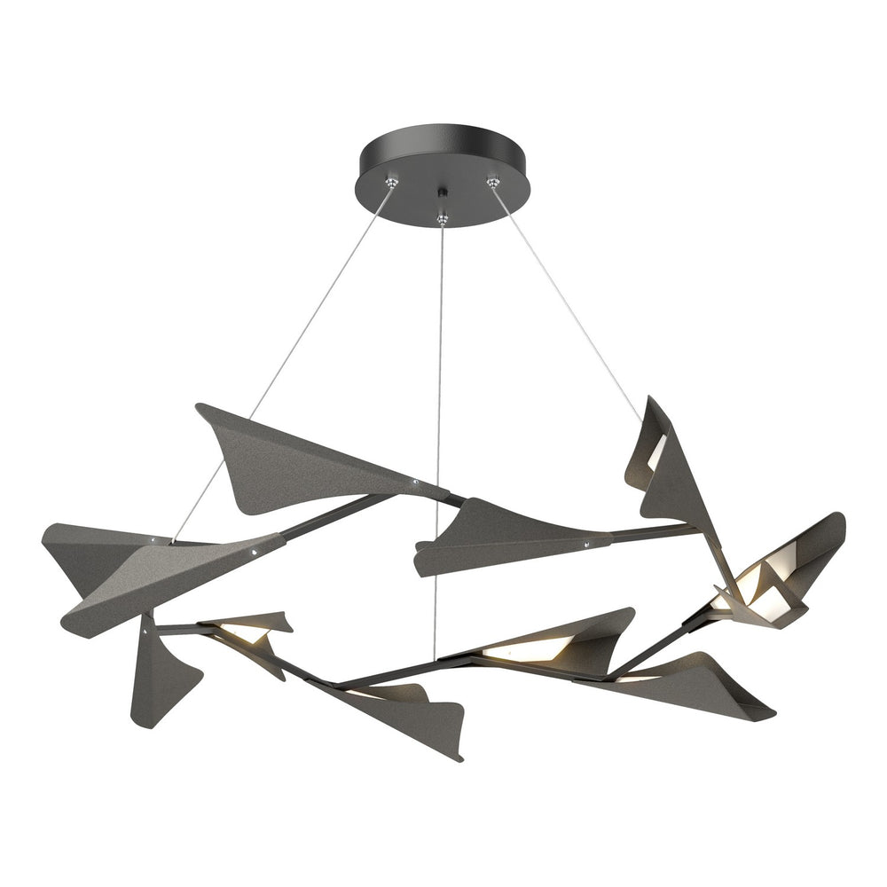 Hubbardton Forge - LED Pendant - Plume - Black- Union Lighting Luminaires Decor