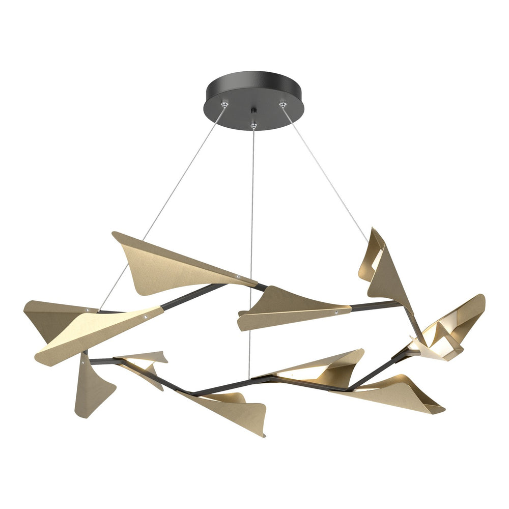 Hubbardton Forge - LED Pendant - Plume - Black- Union Lighting Luminaires Decor