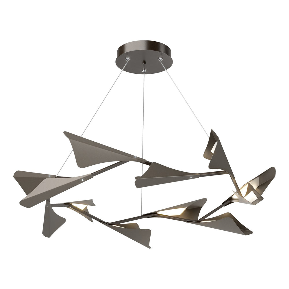 Hubbardton Forge - LED Pendant - Plume - Oil Rubbed Bronze- Union Lighting Luminaires Decor