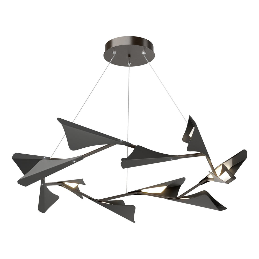 Hubbardton Forge - LED Pendant - Plume - Oil Rubbed Bronze- Union Lighting Luminaires Decor
