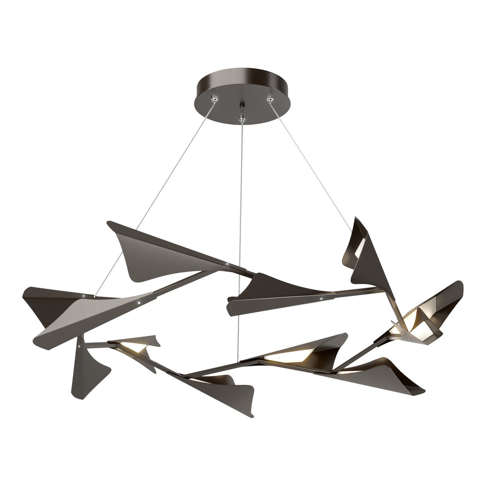 Hubbardton Forge - LED Pendant - Plume - Oil Rubbed Bronze- Union Lighting Luminaires Decor