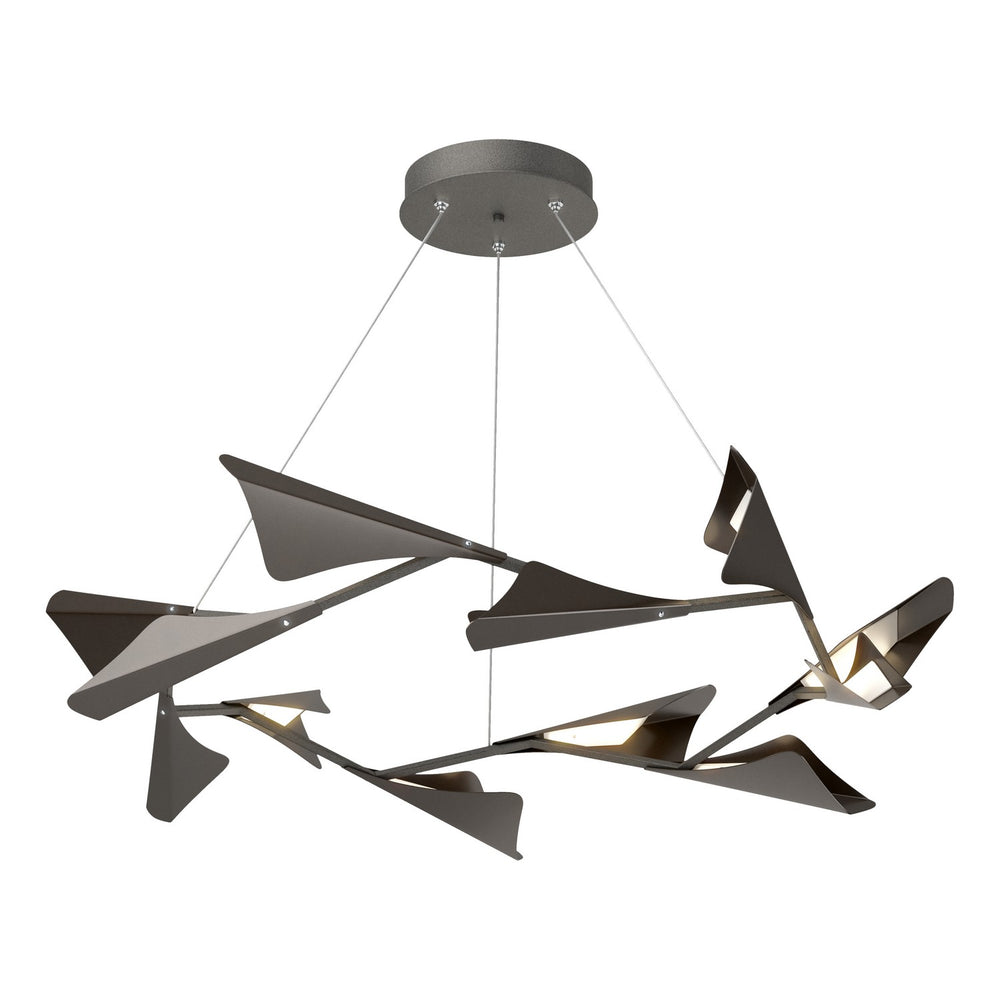 Hubbardton Forge - LED Pendant - Plume - Natural Iron- Union Lighting Luminaires Decor