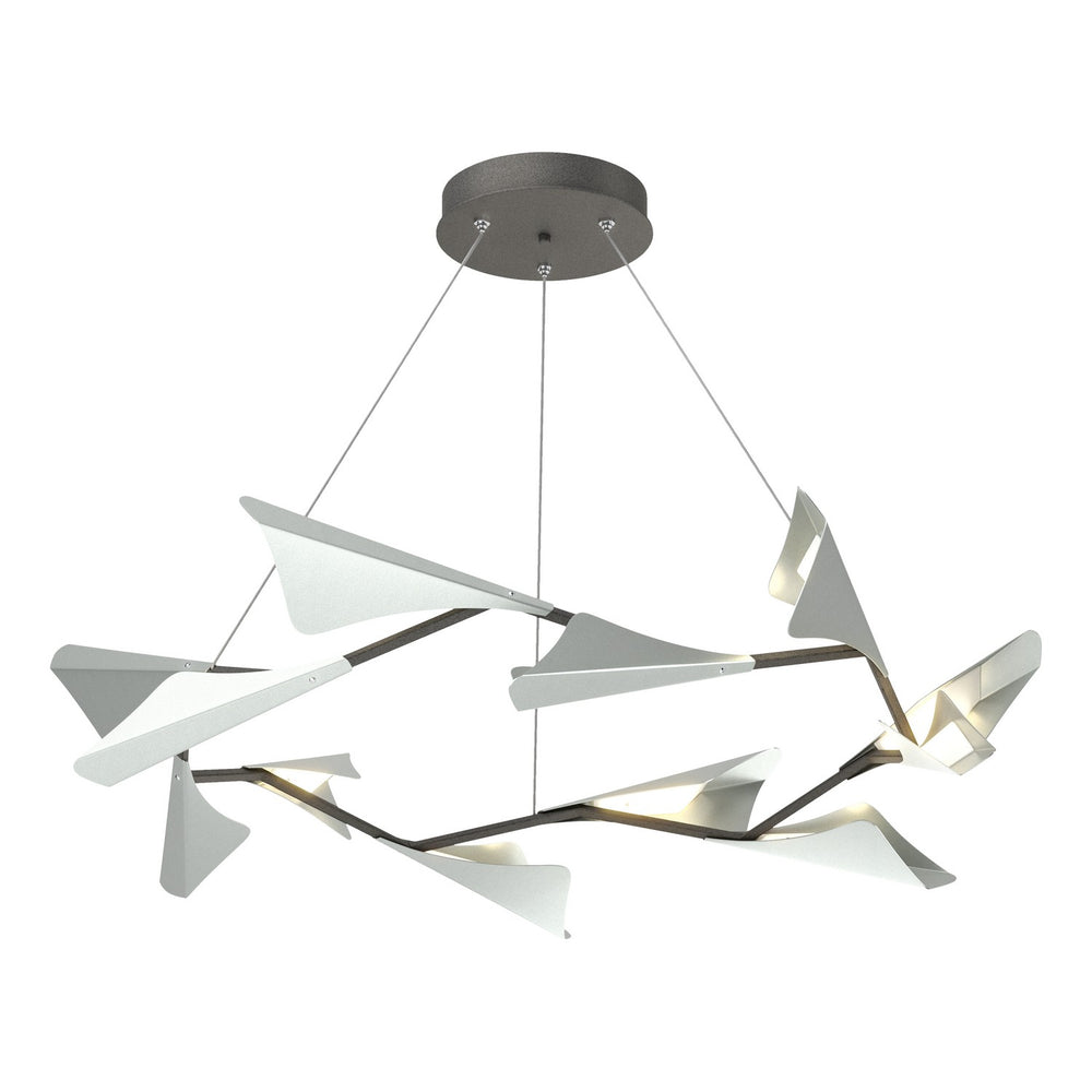 Hubbardton Forge - LED Pendant - Plume - Natural Iron- Union Lighting Luminaires Decor