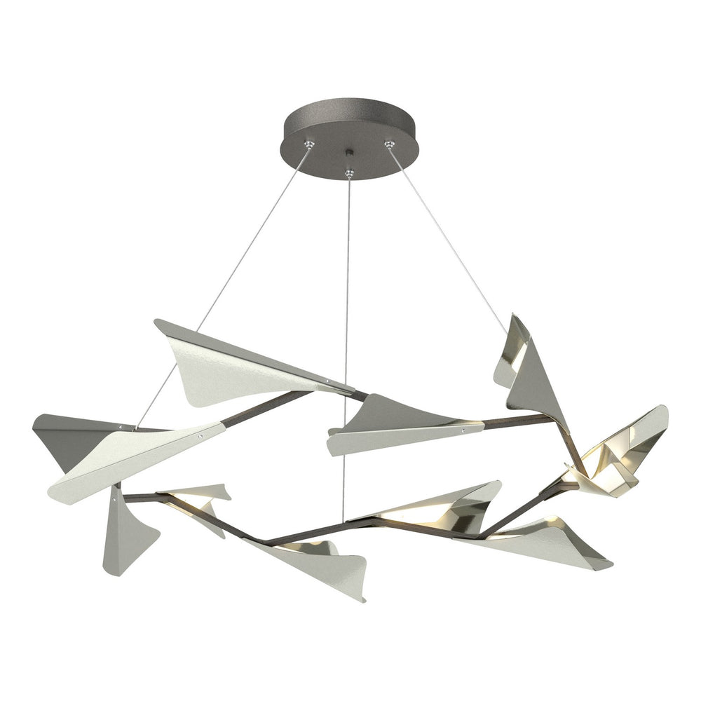 Hubbardton Forge - LED Pendant - Plume - Natural Iron- Union Lighting Luminaires Decor