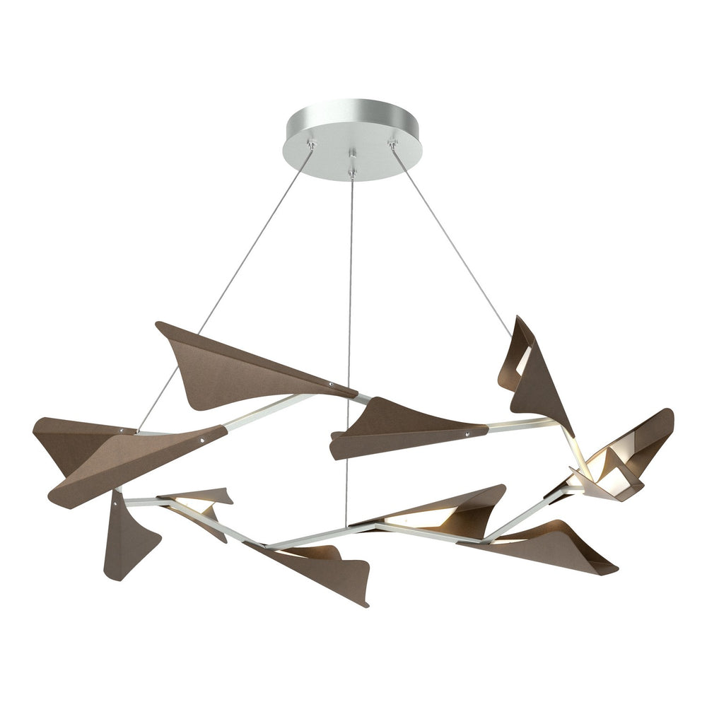 Hubbardton Forge - LED Pendant - Plume - Vintage Platinum- Union Lighting Luminaires Decor
