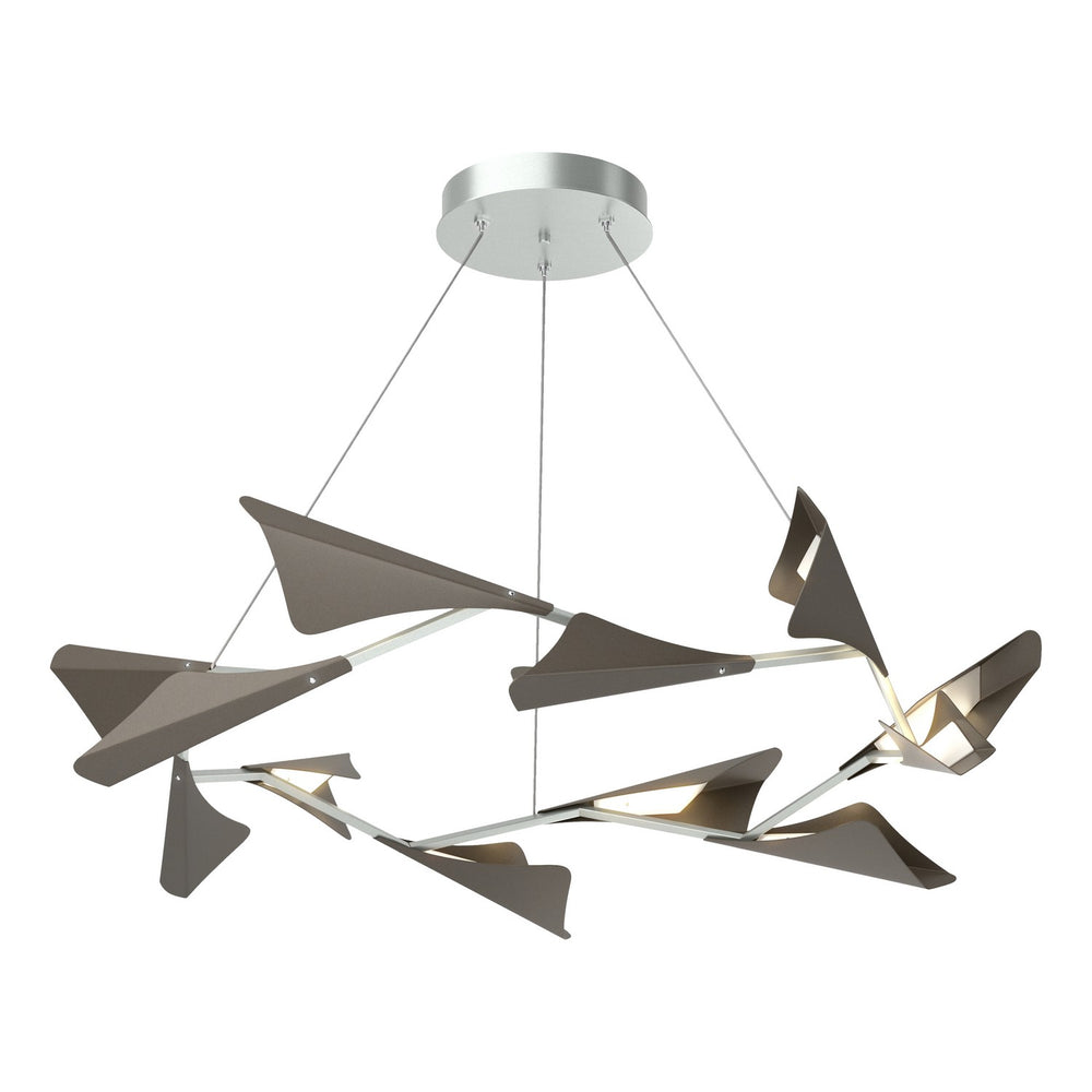 Hubbardton Forge - LED Pendant - Plume - Vintage Platinum- Union Lighting Luminaires Decor