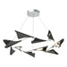 Hubbardton Forge - LED Pendant - Plume - Vintage Platinum- Union Lighting Luminaires Decor
