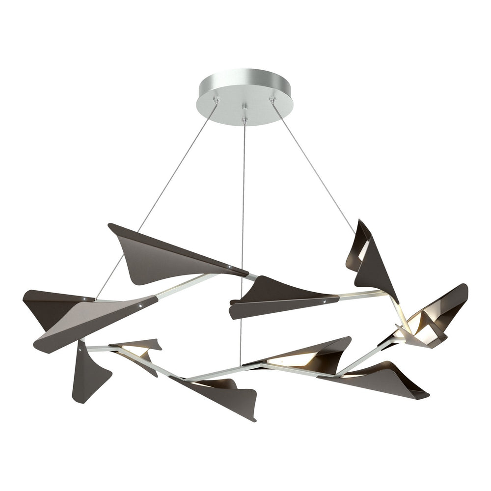 Hubbardton Forge - LED Pendant - Plume - Vintage Platinum- Union Lighting Luminaires Decor