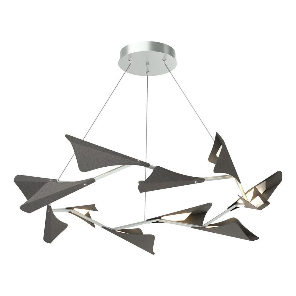Hubbardton Forge - LED Pendant - Plume - Vintage Platinum- Union Lighting Luminaires Decor