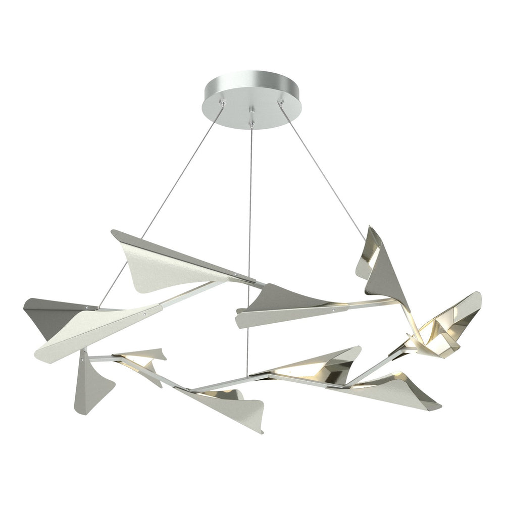 Hubbardton Forge - LED Pendant - Plume - Vintage Platinum- Union Lighting Luminaires Decor