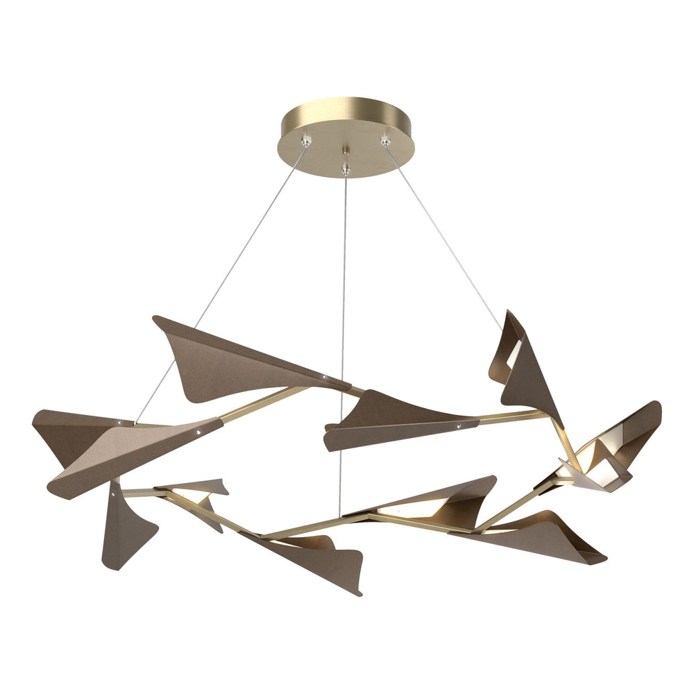 Hubbardton Forge - LED Pendant - Plume - Soft Gold- Union Lighting Luminaires Decor