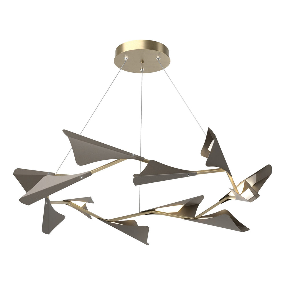 Hubbardton Forge - LED Pendant - Plume - Soft Gold- Union Lighting Luminaires Decor