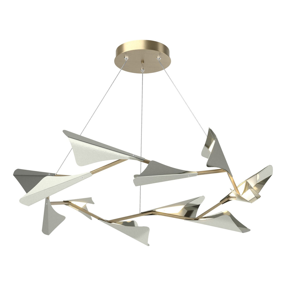 Hubbardton Forge - LED Pendant - Plume - Soft Gold- Union Lighting Luminaires Decor