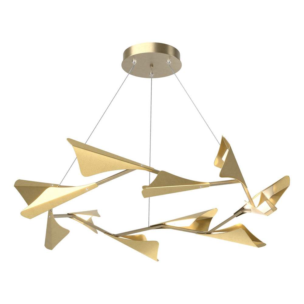 Hubbardton Forge - LED Pendant - Plume - Soft Gold- Union Lighting Luminaires Decor