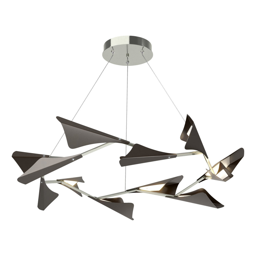 Hubbardton Forge - LED Pendant - Plume - Sterling- Union Lighting Luminaires Decor