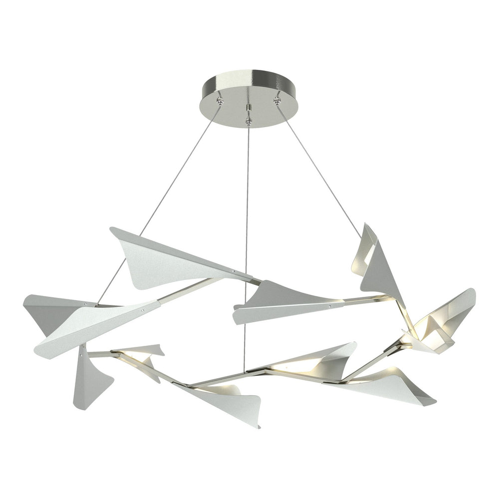 Hubbardton Forge - LED Pendant - Plume - Sterling- Union Lighting Luminaires Decor