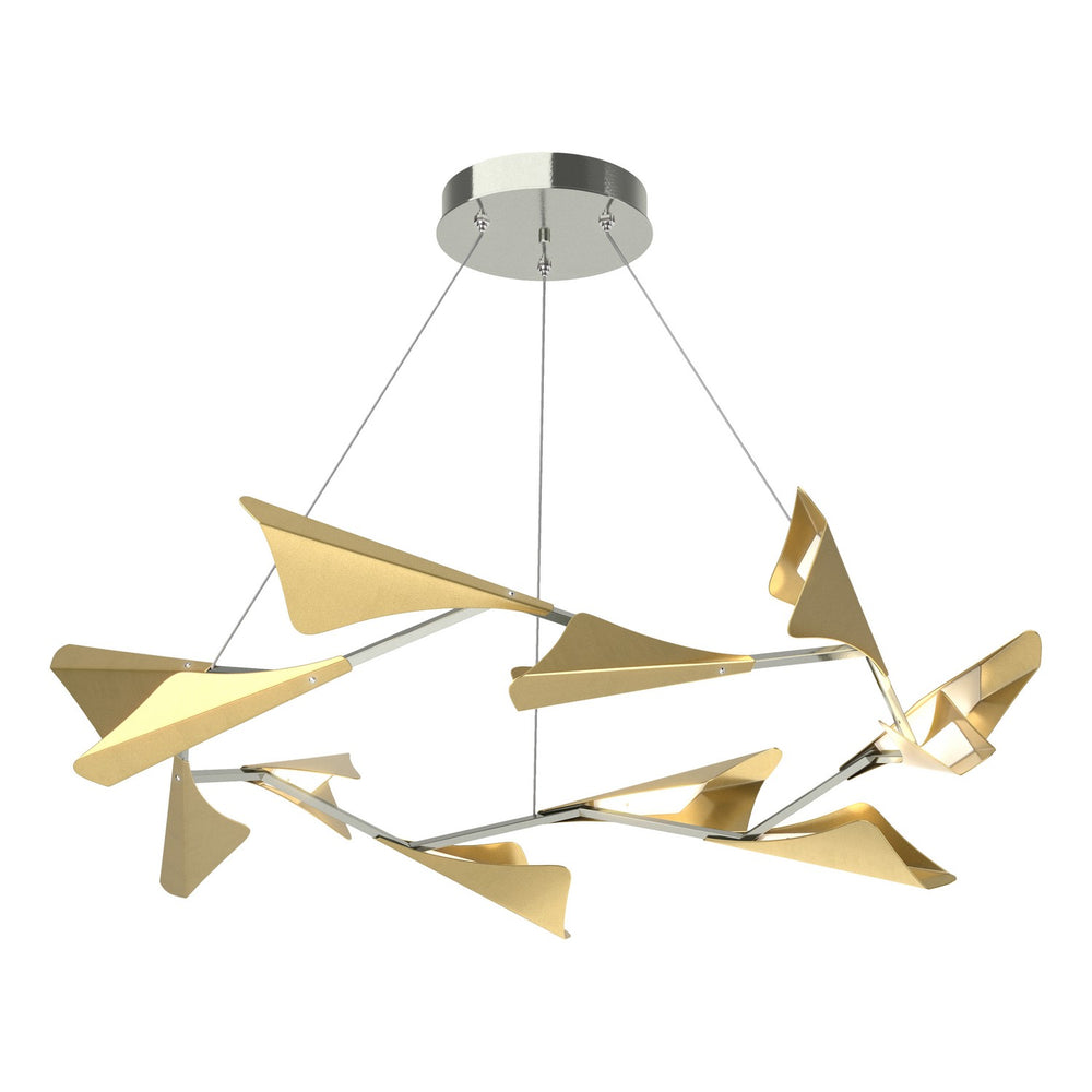 Hubbardton Forge - LED Pendant - Plume - Sterling- Union Lighting Luminaires Decor