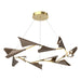 Hubbardton Forge - LED Pendant - Plume - Modern Brass- Union Lighting Luminaires Decor