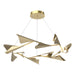 Hubbardton Forge - LED Pendant - Plume - Modern Brass- Union Lighting Luminaires Decor