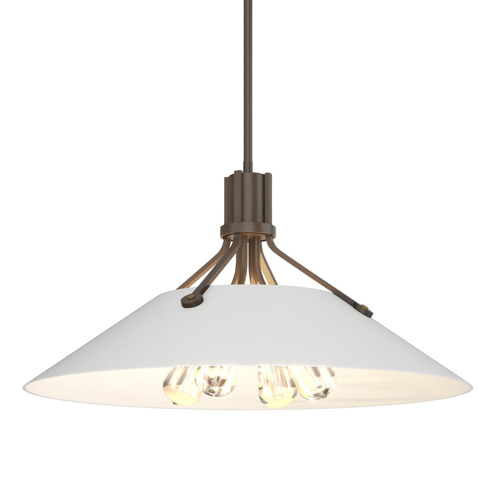 Hubbardton Forge - Four Light Pendant - Henry - Bronze- Union Lighting Luminaires Decor