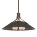 Hubbardton Forge - Four Light Pendant - Henry - Bronze- Union Lighting Luminaires Decor