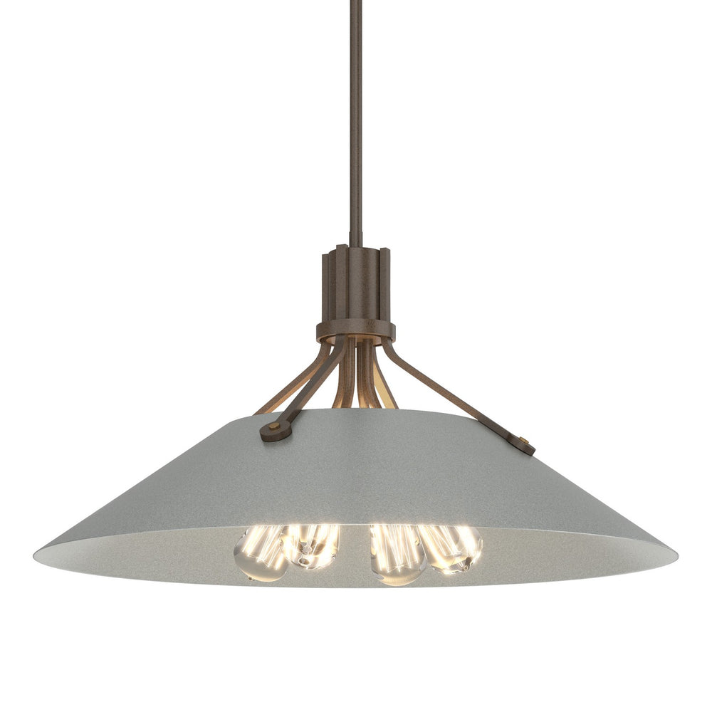 Hubbardton Forge - Four Light Pendant - Henry - Bronze- Union Lighting Luminaires Decor
