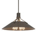 Hubbardton Forge - Four Light Pendant - Henry - Dark Smoke- Union Lighting Luminaires Decor