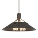 Hubbardton Forge - Four Light Pendant - Henry - Dark Smoke- Union Lighting Luminaires Decor