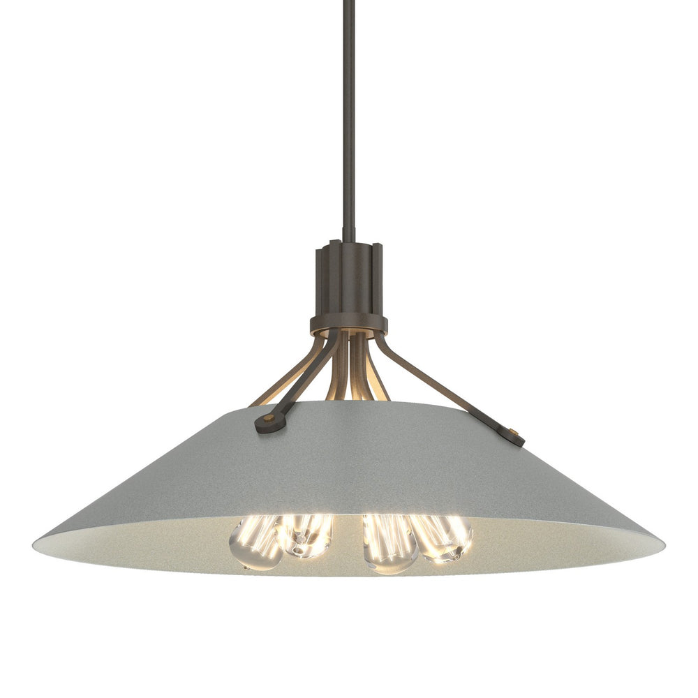Hubbardton Forge - Four Light Pendant - Henry - Dark Smoke- Union Lighting Luminaires Decor