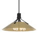 Hubbardton Forge - Four Light Pendant - Henry - Black- Union Lighting Luminaires Decor