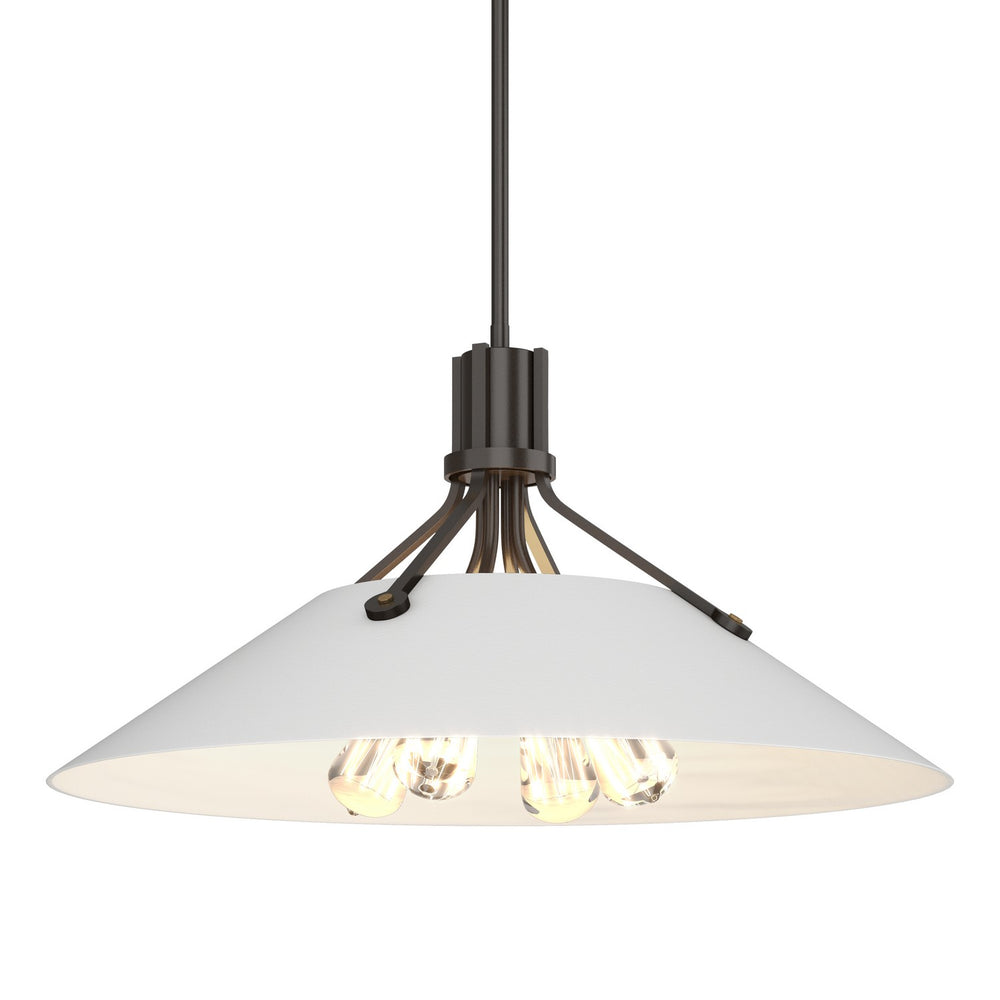 Hubbardton Forge - Four Light Pendant - Henry - Oil Rubbed Bronze- Union Lighting Luminaires Decor