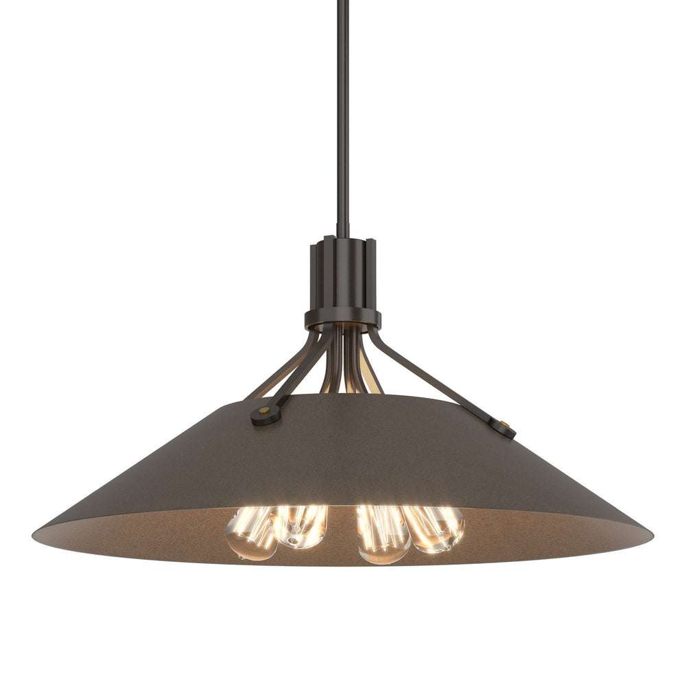 Hubbardton Forge - Four Light Pendant - Henry - Oil Rubbed Bronze- Union Lighting Luminaires Decor
