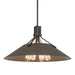 Hubbardton Forge - Four Light Pendant - Henry - Oil Rubbed Bronze- Union Lighting Luminaires Decor