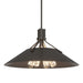 Hubbardton Forge - Four Light Pendant - Henry - Oil Rubbed Bronze- Union Lighting Luminaires Decor