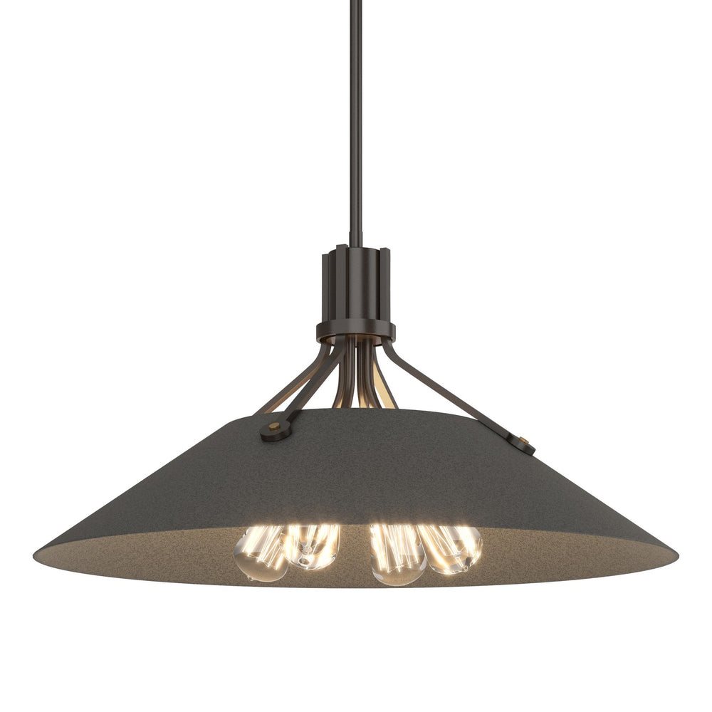Hubbardton Forge - Four Light Pendant - Henry - Oil Rubbed Bronze- Union Lighting Luminaires Decor