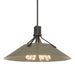 Hubbardton Forge - Four Light Pendant - Henry - Oil Rubbed Bronze- Union Lighting Luminaires Decor